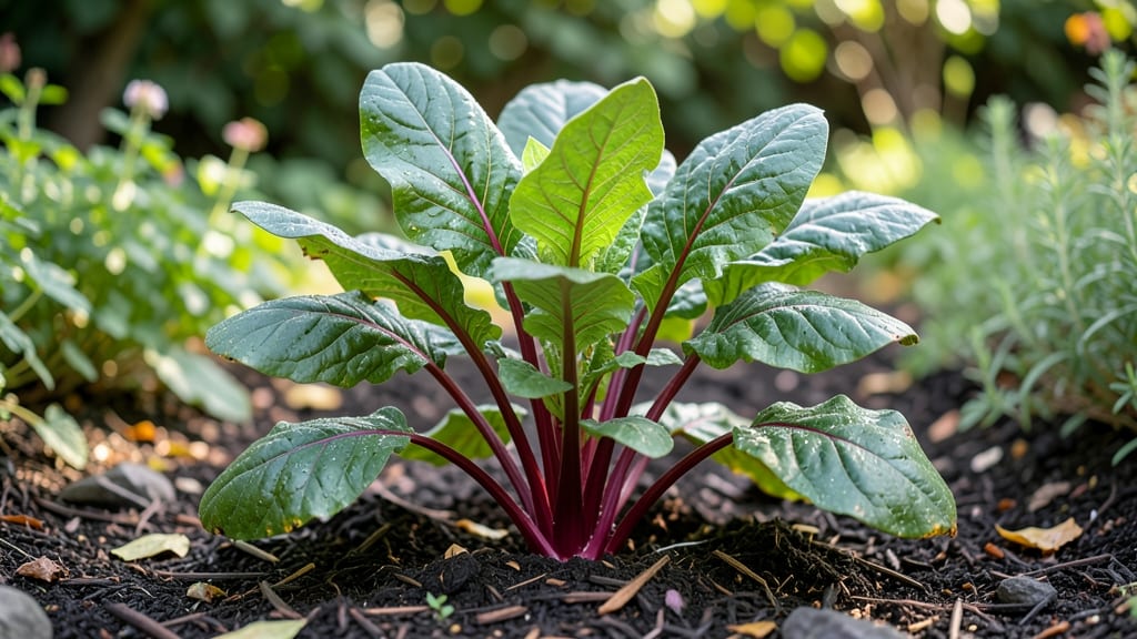 Green Leaf With Red Stem Vegetable Growing Guide: Perennial Survival Secrets for Cold Climates