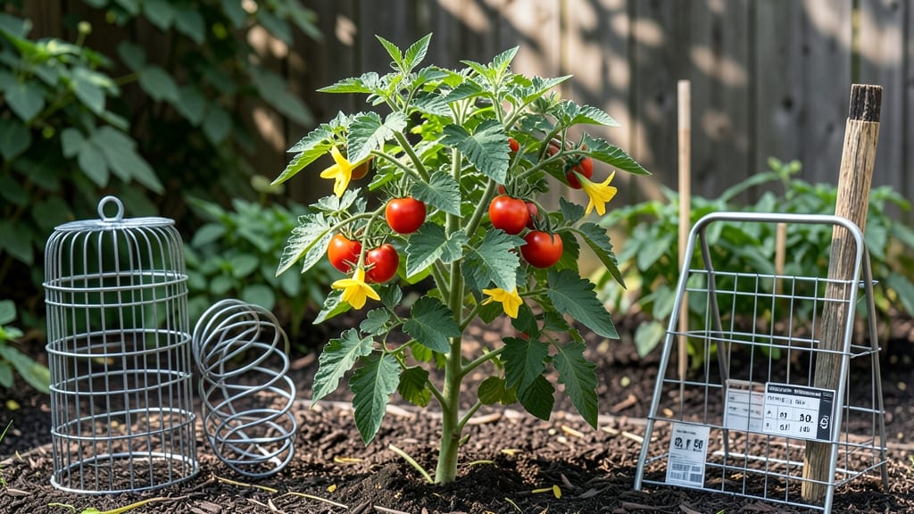Cheapest Tomato Cages Recipe: DIY Wire Loops in 10 Minutes