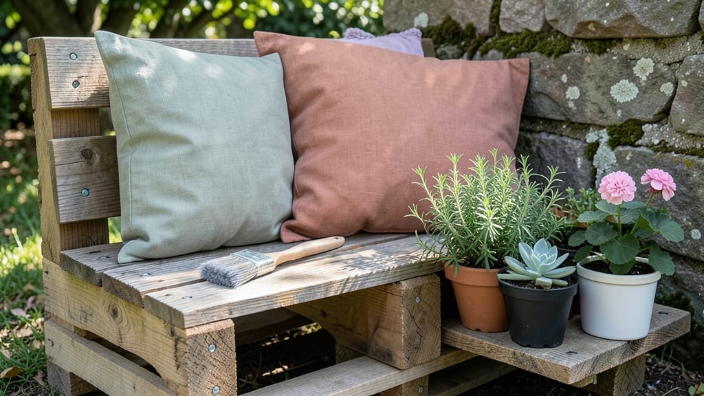 Bench Using Pallets: Rustic Garden Planter With Zero-Cost Upcycling