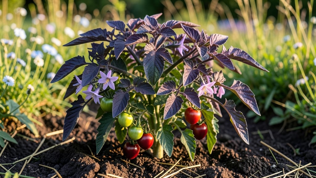 Norfolk Healthy Purple Tomato Produce: Cold-Hardy Perennial With Zero-Fuss Revival
