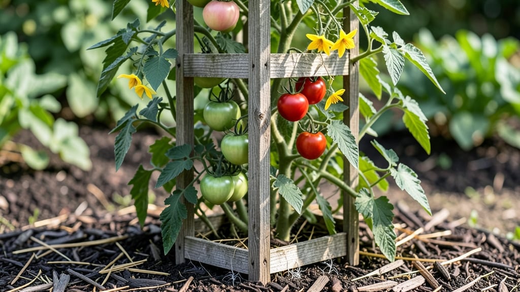 Pictures of Tomato Cages: Sturdy Garden Supports for Bushier Plants